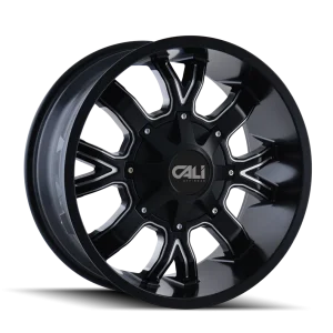 Cali Off-Road – DIRTY – Black – 20″x10″ -19mm – Summer Wheels – 9104-2137M